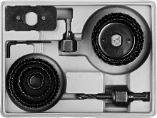 Коронки по дереву кольцевые STAYER Maxcut, 7 шт, 22-41-54-57-60-64-67мм  картинка